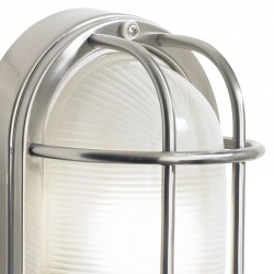 6274-003 Outdoor Stainless Steel Wall Lamp with Frosted Glass 6274-003 Outdoor Stainless Steel Wall Lamp with Frosted Glass