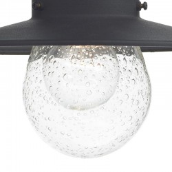 6343-003 Outdoor Black Wall Lamp with Glass 6343-003 Outdoor Black Wall Lamp with Glass