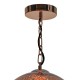 4086-003 Copper Pendant with Dappled Globe Glass 4086-003 Copper Pendant with Dappled Globe Glass