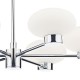 32379-003 Polished Chrome 6 Light Centre Fitting with White Glasses