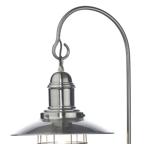 20081-003 Antique Chrome Fisherman's Floor Lamp 20081-003 Antique Chrome Fisherman's Floor Lamp