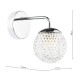74934-003 Chrome Wall Lamp with Honeycomb Acrylic Shade IP44