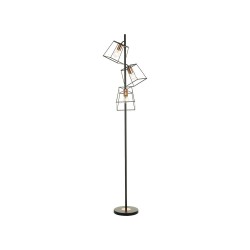 61721-003 Black & Copper 3 Light Floor Lamp 61721-003 Black & Copper 3 Light Floor Lamp