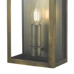 53832-003 Outdoor Brass Patina Wall Light
