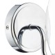 6748-003 Bathroom Chrome Wall Lamp with Clear Glass