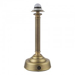 74955-003 - Base Only - Rechargeable Matt Antique Brass Table Lamp