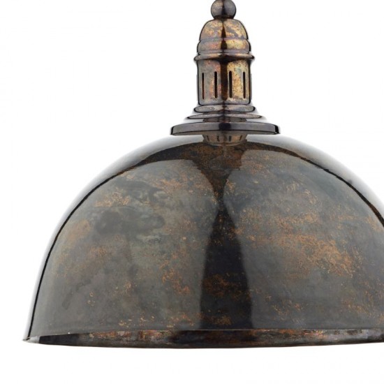 32439-003 Aged Effect Mottled Bronze Pendant