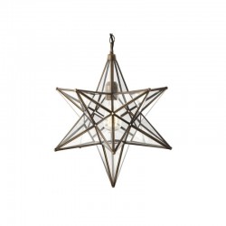52297-003 Antique Brass Star Pendant