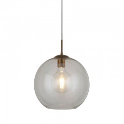54933-006 Antique Brass Globe Pendant ∅ 30 cm