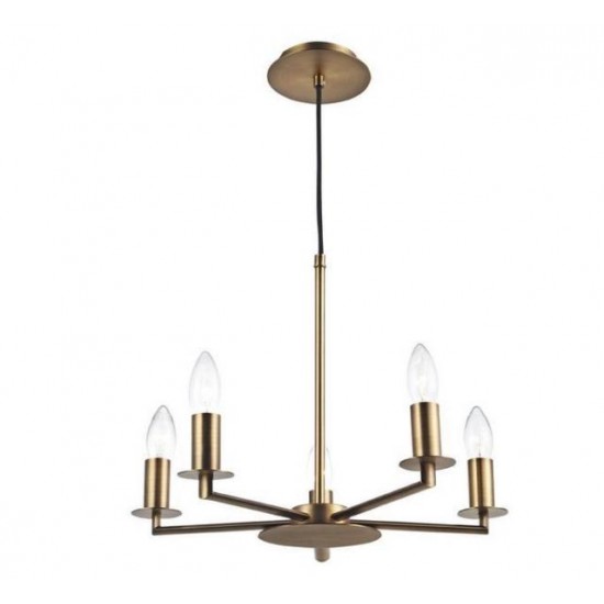 32407-003 Rustic Bronze 5 Light Centre Fitting 32407-003 Rustic Bronze 5 Light Centre Fitting