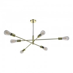 58908-003 Adjustable Gold 6 Light Centre Fitting 58908-003 Adjustable Gold 6 Light Centre Fitting