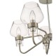 59037-003 Chrome 5 Light Semi-Flush with Clear Glasses 59037-003 Chrome 5 Light Semi-Flush with Clear Glasses
