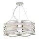 59057-003 White Shade & Diffuser and Chrome 3 Light Pendant 59057-003 White Shade & Diffuser and Chrome 3 Light Pendant
