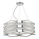 59057-003 White Shade & Diffuser and Chrome 3 Light Pendant 59057-003 White Shade & Diffuser and Chrome 3 Light Pendant