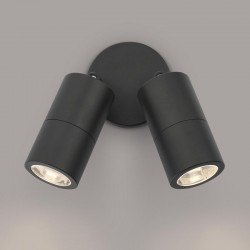 59069-003 Outdoor Black 2 Spotlights 