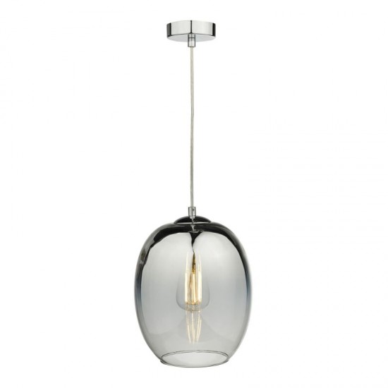 59077-003 Chrome Pendant with Smooth Mirrored Glass