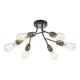 59084-003 Black & Antique Brass 6 Light Ceiling Lamp 59084-003 Black & Antique Brass 6 Light Ceiling Lamp