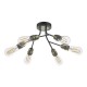 59084-003 Black & Antique Brass 6 Light Ceiling Lamp 59084-003 Black & Antique Brass 6 Light Ceiling Lamp