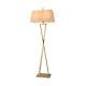 79871-005 Painted Gold Floor Lamp with Off-White Shade