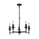 79805-005 Matt Black 5 Light Centre Fitting