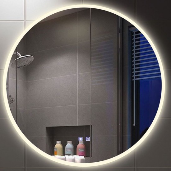 71859-005 LED Bathroom Circular Mirror - Defogging Function 60 cm