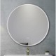 7950-005 LED Bathroom Circular Silver Mirror - Defogging Function 60 cm