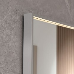 7952-005 LED Bathroom Silver Mirror - Defogging Function 80x60cm 7952-005 LED Bathroom Silver Mirror - Defogging Function 80x60cm