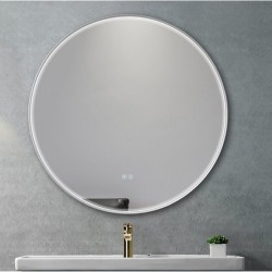 7953-005 LED Bathroom Circular Silver Mirror - Defogging Function 80 cm 7953-005 LED Bathroom Circular Silver Mirror - Defogging Function 80 cm