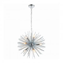 33463-005 Polished Chrome 9 Light Sputnik Pendant