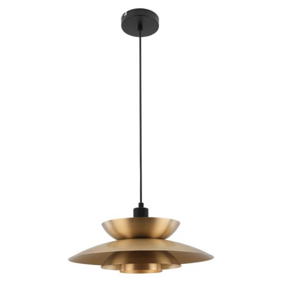 75630-005 Black & Brass Pendant Ø 38 cm