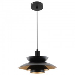 75632-005 Black Pendant Ø 30 cm