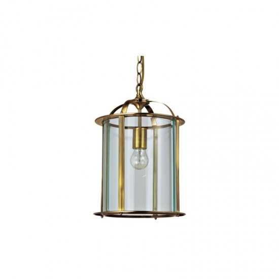 109071-005 Antique Brass 1 Light Lantern Pendant