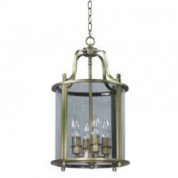 7791-005 Antique Brass 4 Light Lantern Pendant 7791-005 Antique Brass 4 Light Lantern Pendant
