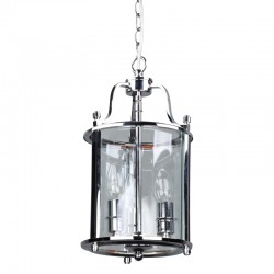 7785-005 Chrome 3 Light Lantern Pendant 7785-005 Chrome 3 Light Lantern Pendant