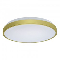 75679-005 Gold LED Flush with White Diffuser Ø 33.5 cm