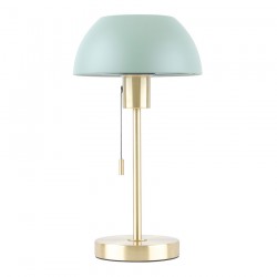 71762-005 Brass Desk Lamp with Green Shade 71762-005 Brass Desk Lamp with Green Shade