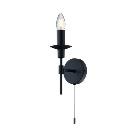 79808-005 Matt Black Wall Lamp