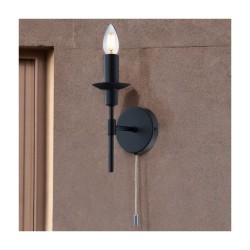 79808-005 Matt Black Wall Lamp