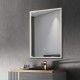 7952-005 LED Bathroom Silver Mirror - Defogging Function 80x60cm