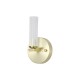 79003-006 Satin Brass LED Wall Lamp with Decorative Diffuser