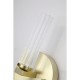 79003-006 Satin Brass LED Wall Lamp with Decorative Diffuser