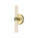 79004-006 Satin Brass LED Wall Lamp with Decorative Diffuser