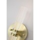 79004-006 Satin Brass LED Wall Lamp with Decorative Diffuser