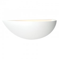 21657-001 White Plaster Uplighter Wall Lamp 21657-001 White Plaster Uplighter Wall Lamp
