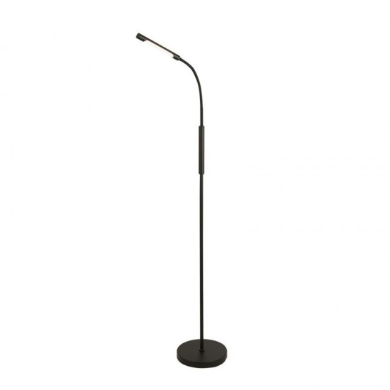 75381-006 Rechargeable Black LED Floor Lamp