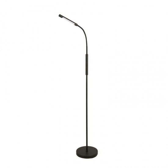 75381-006 Rechargeable Black LED Floor Lamp