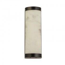 75433-006 Black LED Wall Lamp with Marbleised Resin IP44