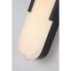 79009-006 Matt Black LED Wall Lamp with Marble Resin Diffuser