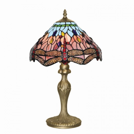 8367-006 Tiffany Glass 1 Light Table Lamp