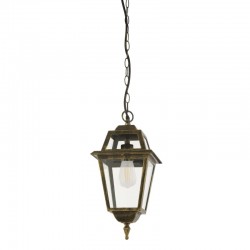 71880-006 Outdoor Black & Gold Pendant with Glass 71880-006 Outdoor Black & Gold Pendant with Glass